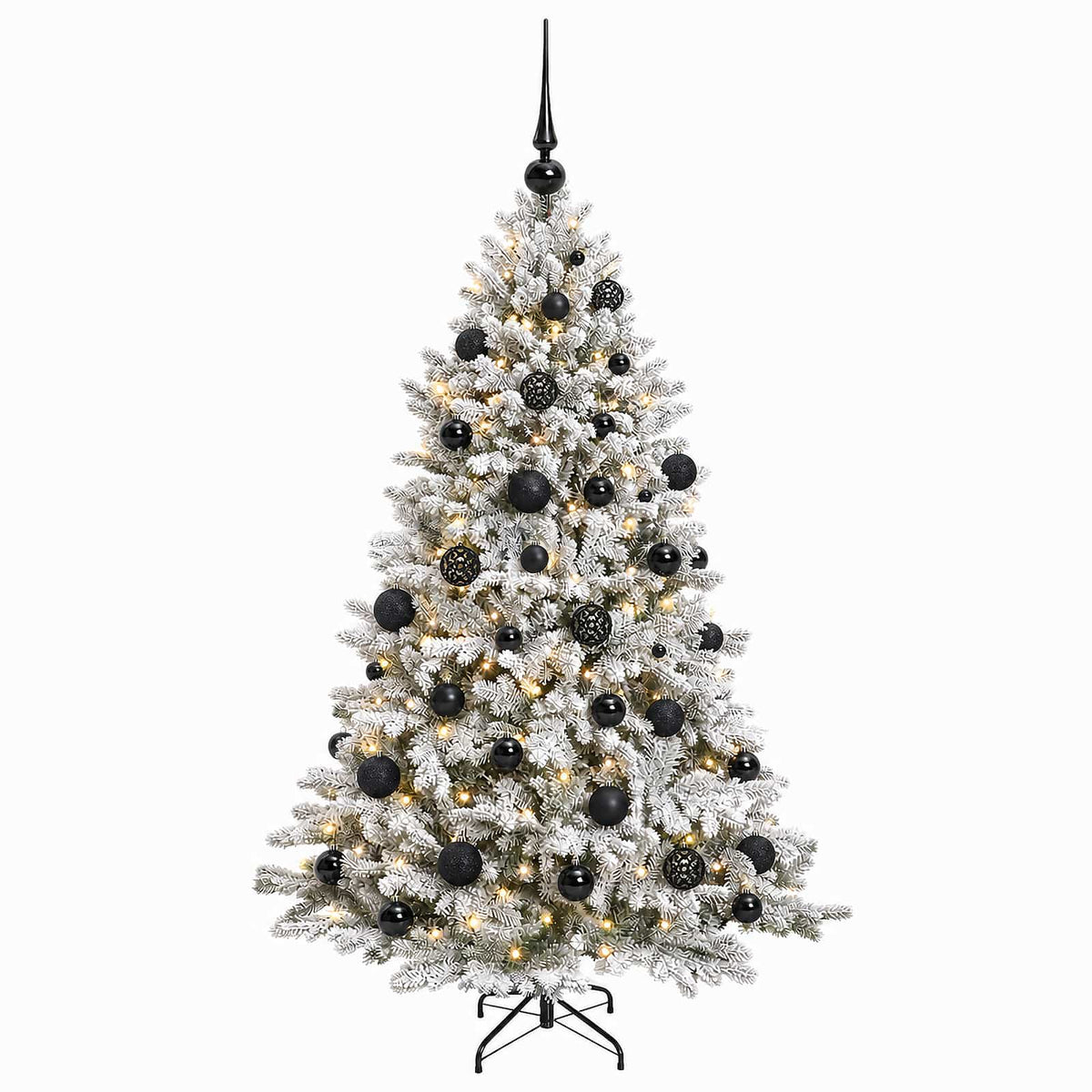 Dirbtinė Kalėdų eglutė su burbulais 150 cm 150 LED Šilta balta
