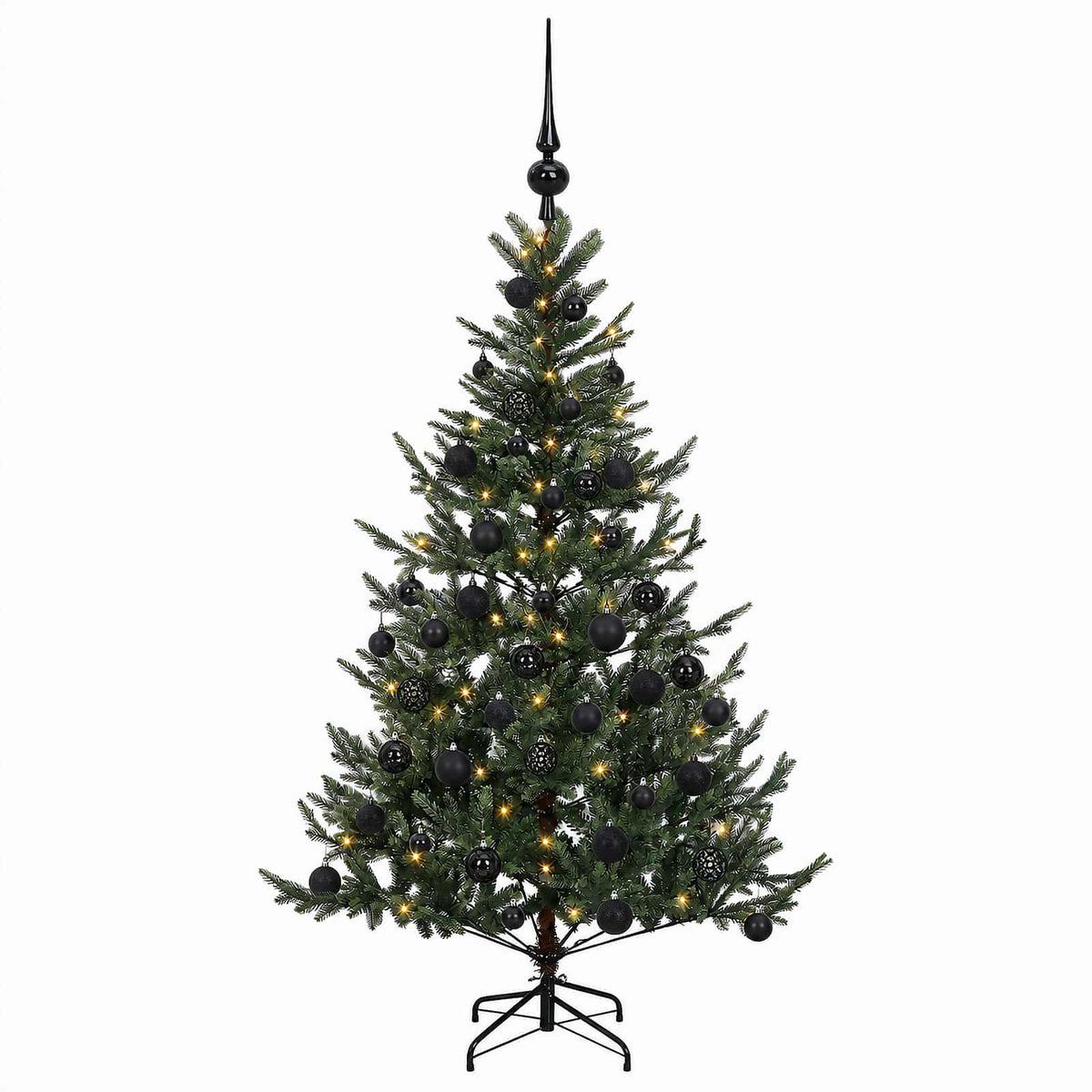 Dirbtinė kalėdinė eglutė su rutuliuku 120 cm 150 LED