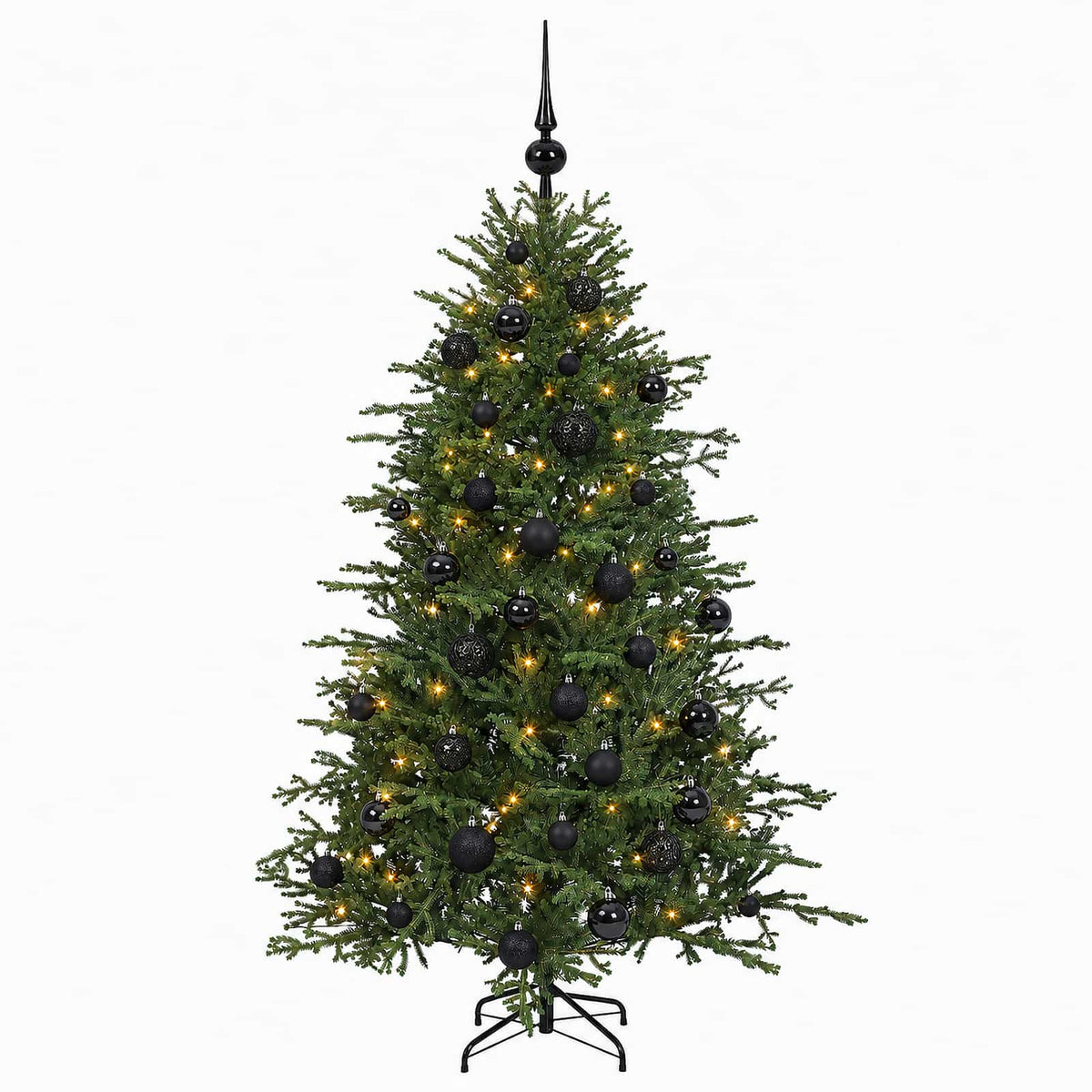 Dirbtinė kalėdinė eglutė su rutuliuku 120 cm 150 LED