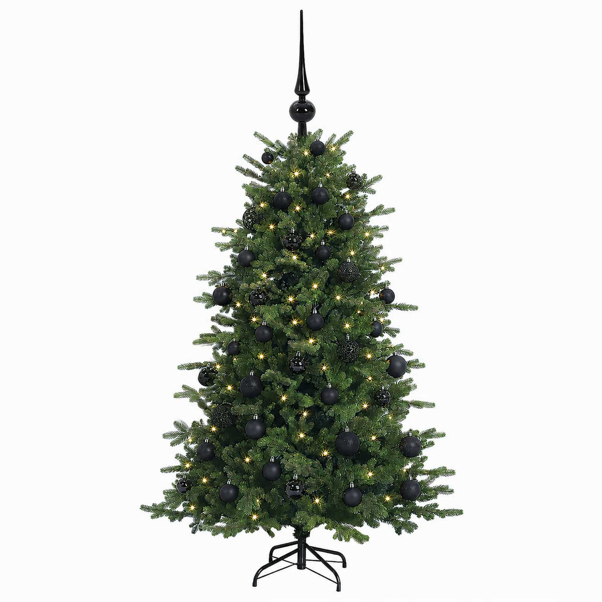 Dirbtinė kalėdinė eglutė su rutuliuku 120 cm 150 LED