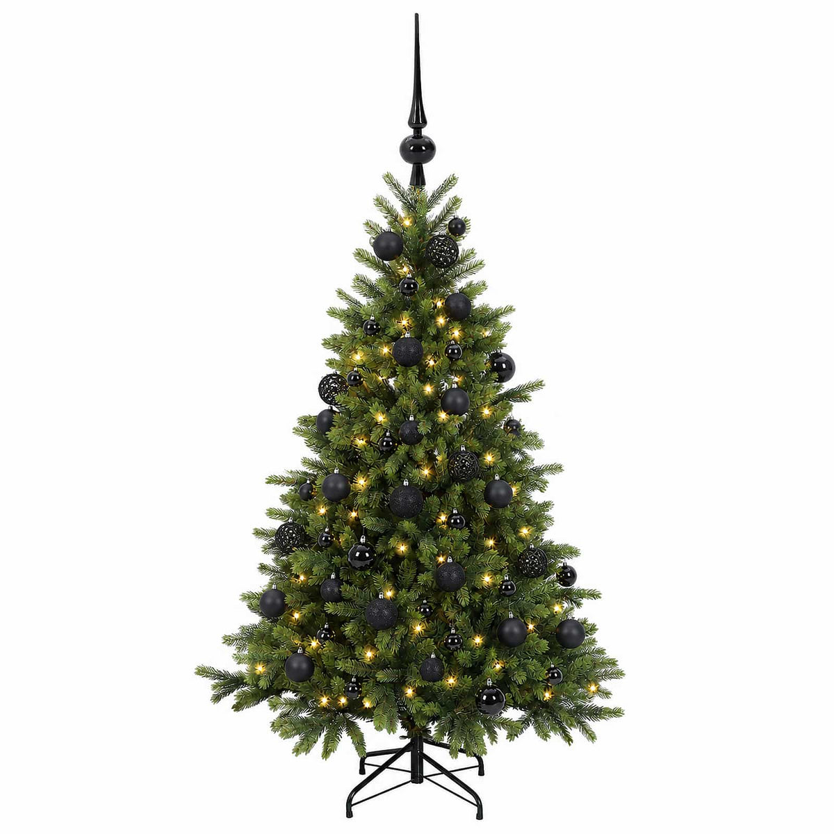Dirbtinė kalėdinė eglutė su rutuliuku 150 cm 150 LED