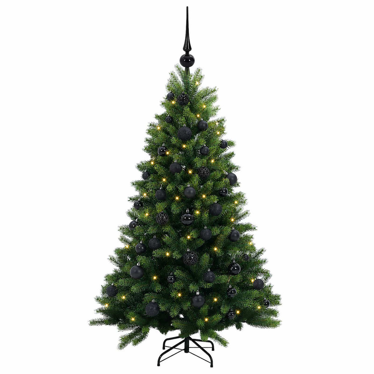 Dirbtinė Kalėdų eglutė su burbulais 120 cm 150 LED Šilta balta