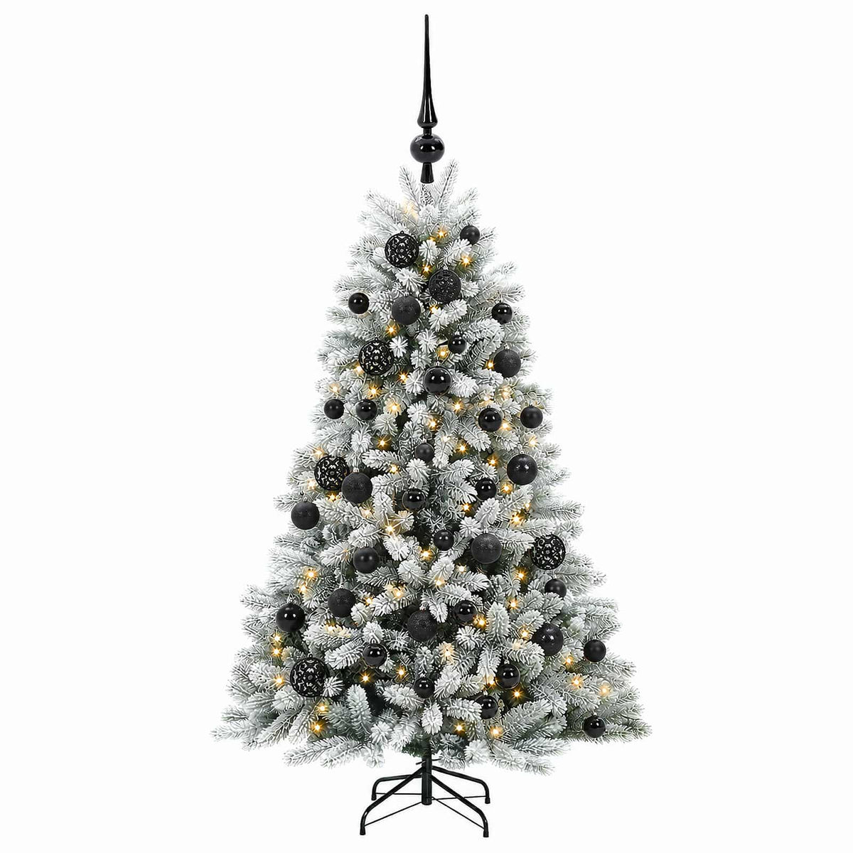 Dirbtinė Kalėdų eglutė su burbulais 150 cm 150 LED Šilta balta