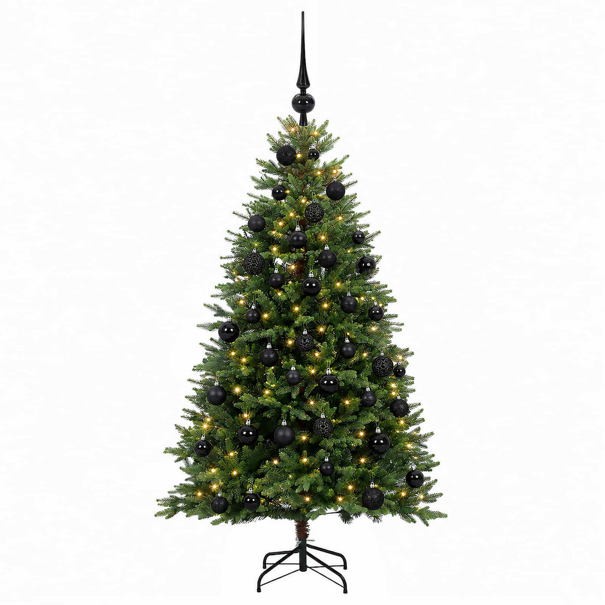 Dirbtinė Kalėdų eglutė su burbulais 120 cm 150 LED Šilta balta