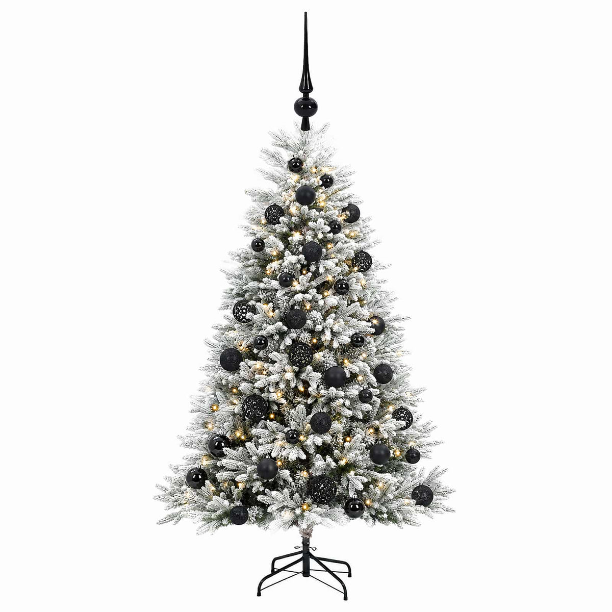 Dirbtinė Kalėdų eglutė su burbulais 120 cm 150 LED Šilta balta