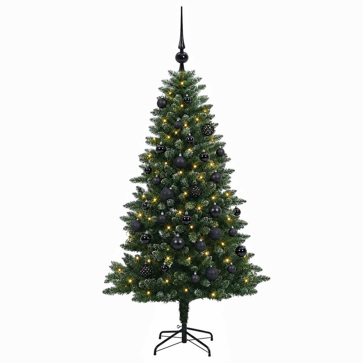 Dirbtinė Kalėdų eglutė su burbulais 150 cm 150 LED Šilta balta
