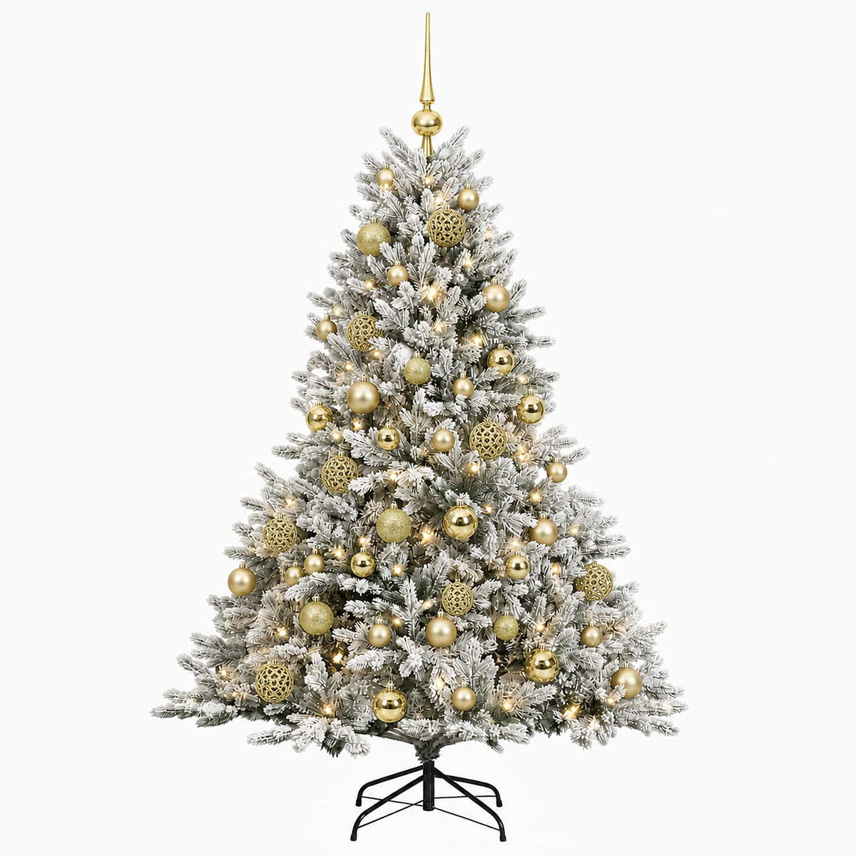Dirbtinė kalėdinė eglutė su rutuliuku 120 cm 150 LED