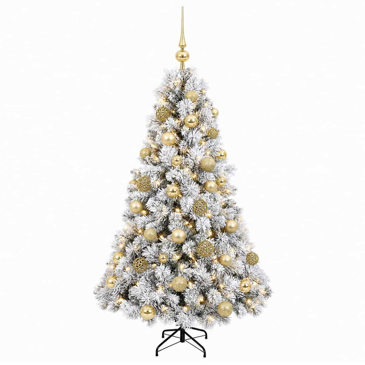 Dirbtinė kalėdinė eglutė su rutuliuku 120 cm 150 LED