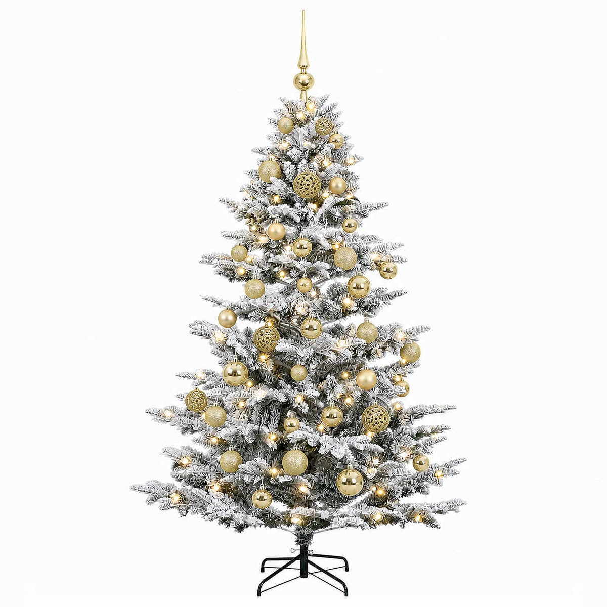 Dirbtinė kalėdinė eglutė su rutuliuku 120 cm 150 LED