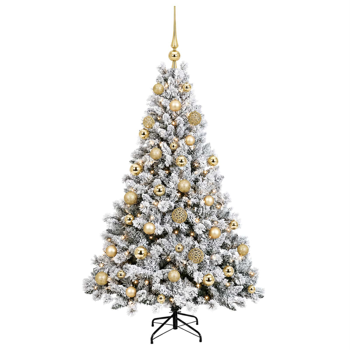 Dirbtinė Kalėdų eglutė su burbulais 120 cm 150 LED Šilta balta