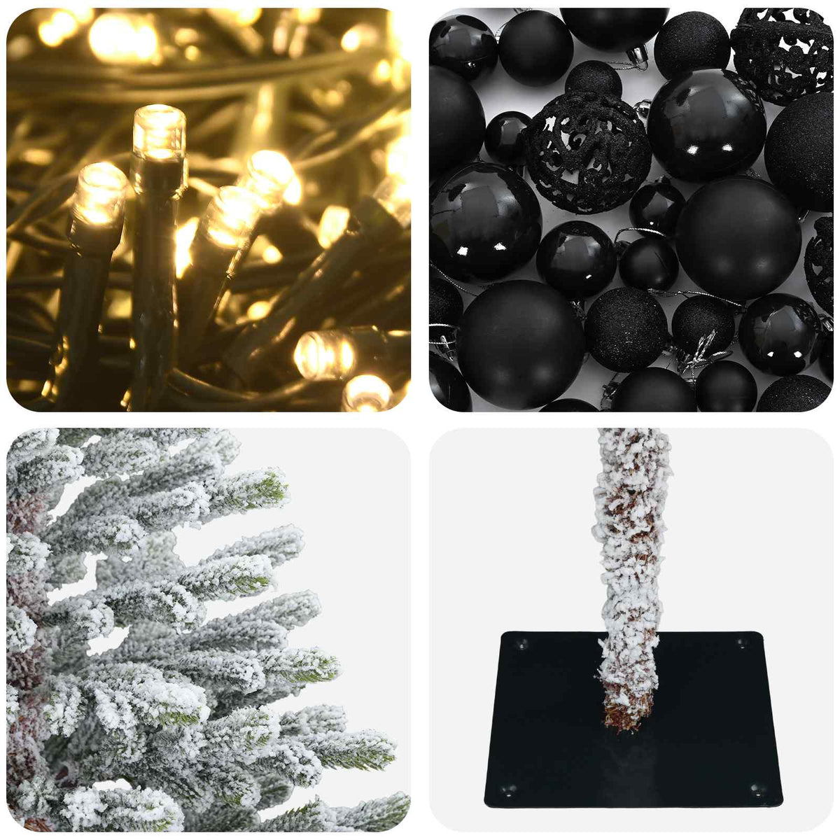 Dirbtinė kalėdinė eglutė su rutuliuku 150 cm 150 LED