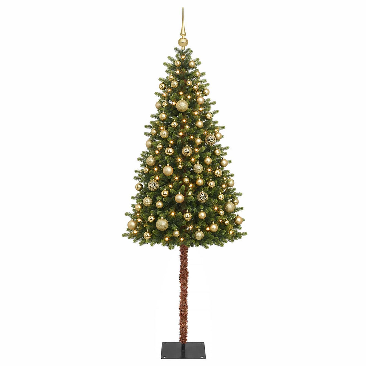 Dirbtinė Kalėdų eglutė su burbulais 150 cm 150 LED Šilta balta