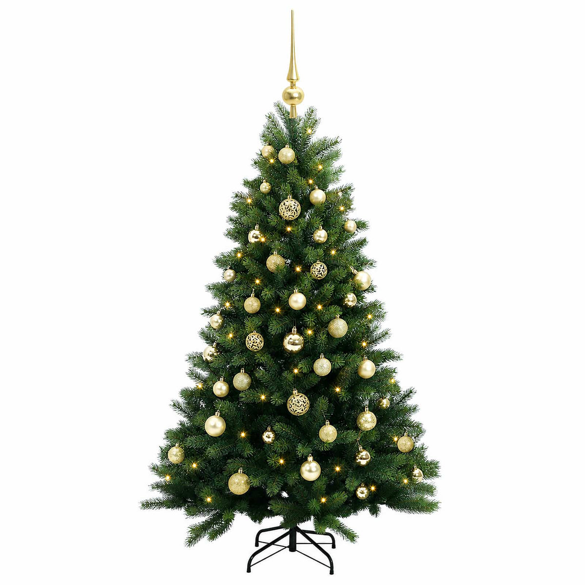 Dirbtinė Kalėdų eglutė su burbulais 150 cm 150 LED Šilta balta
