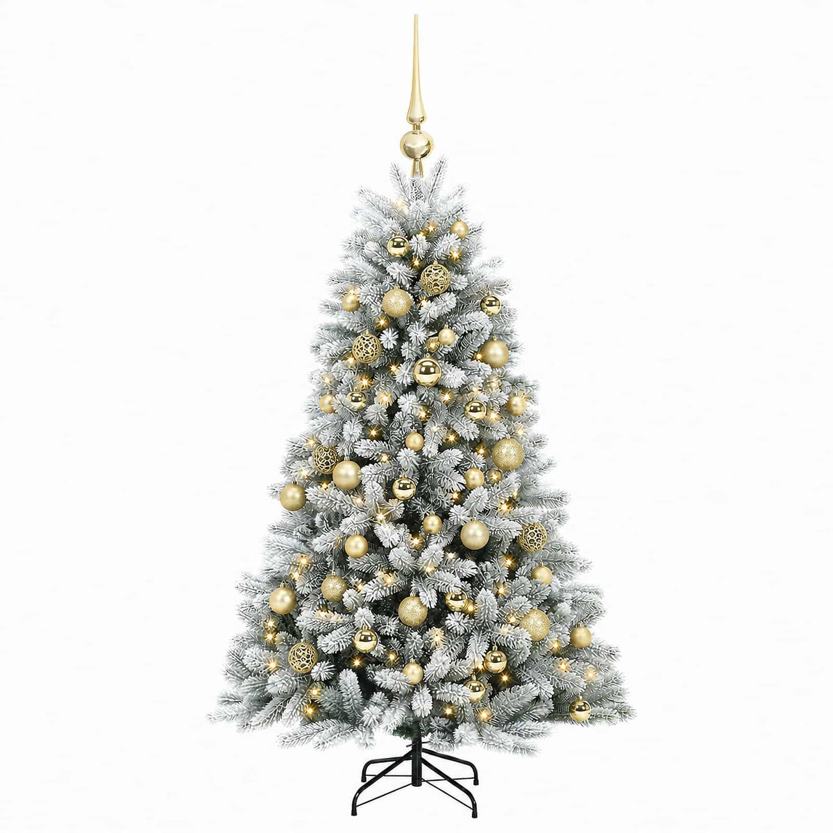 Dirbtinė Kalėdų eglutė su burbulais 150 cm 150 LED Šilta balta