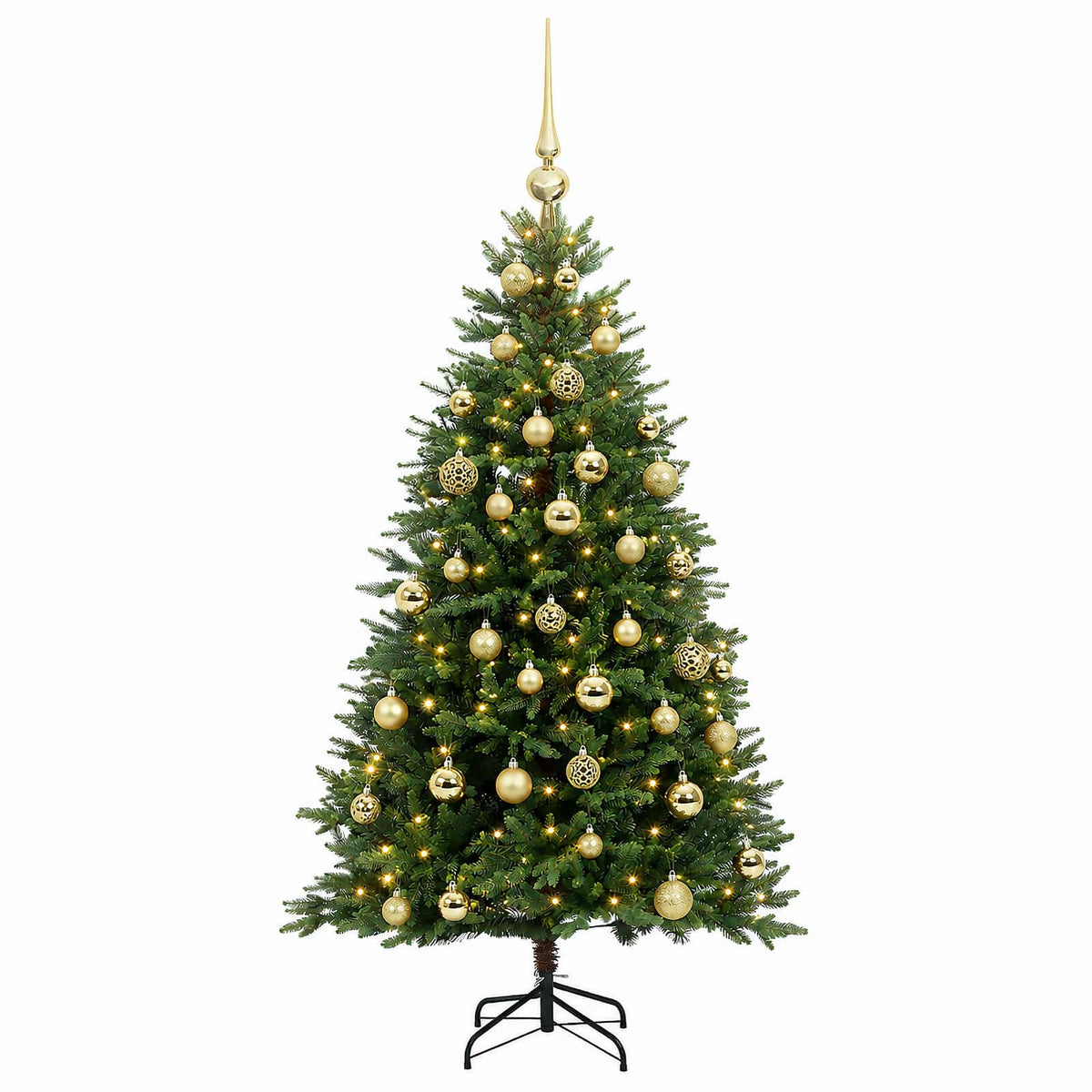 Dirbtinė Kalėdų eglutė su burbulais 150 cm 150 LED Šilta balta