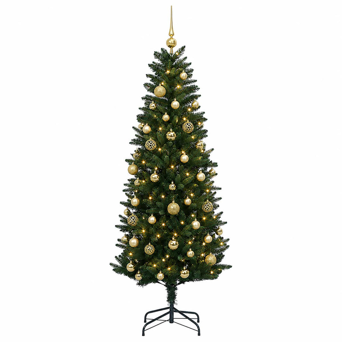 Dirbtinė Kalėdų eglutė su burbulais 120 cm 150 LED Šilta balta
