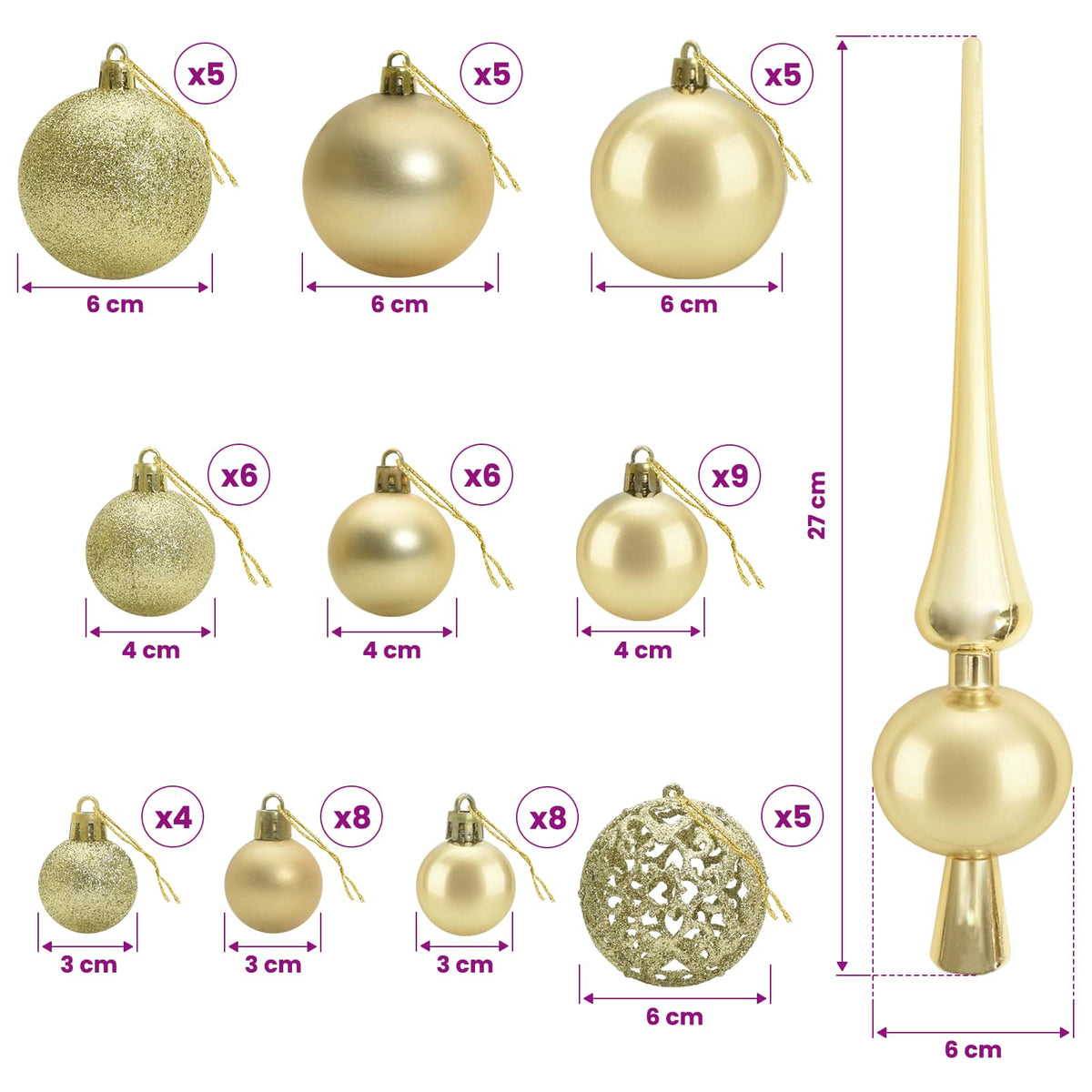 Dirbtinė Kalėdų eglutė su burbulais 120 cm 150 LED Šilta balta