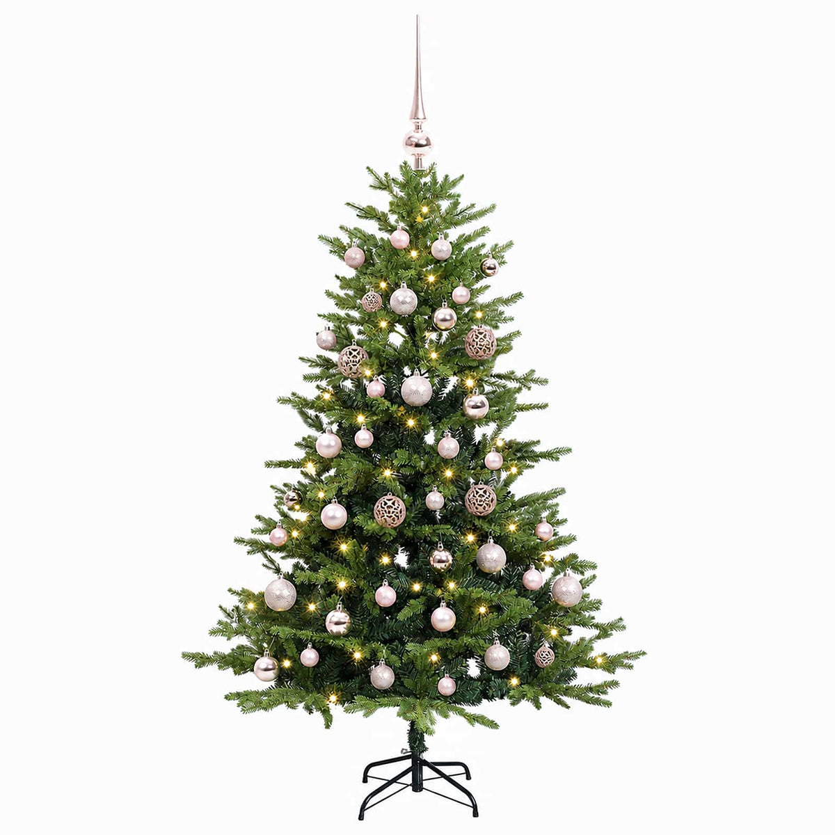Dirbtinė Kalėdų eglutė su burbulais 150 cm 150 LED Šilta balta