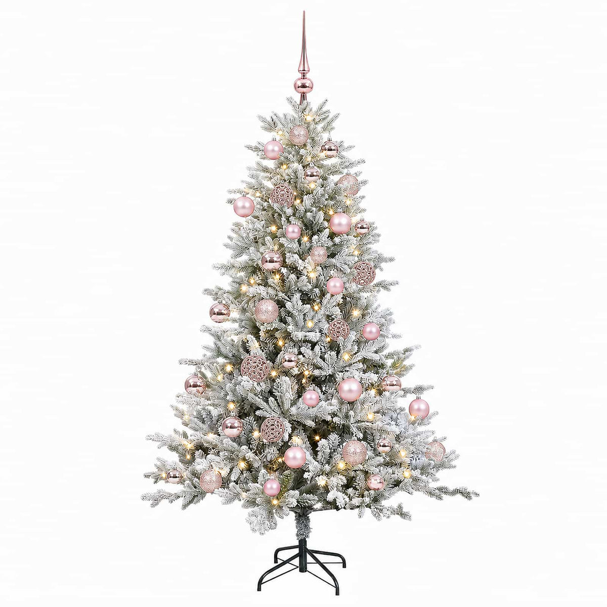 Dirbtinė kalėdinė eglutė su rutuliuku 120 cm 150 LED