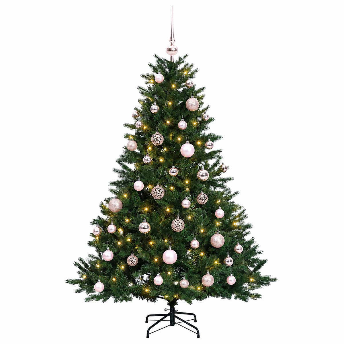 Dirbtinė kalėdinė eglutė su rutuliuku 150 cm 150 LED