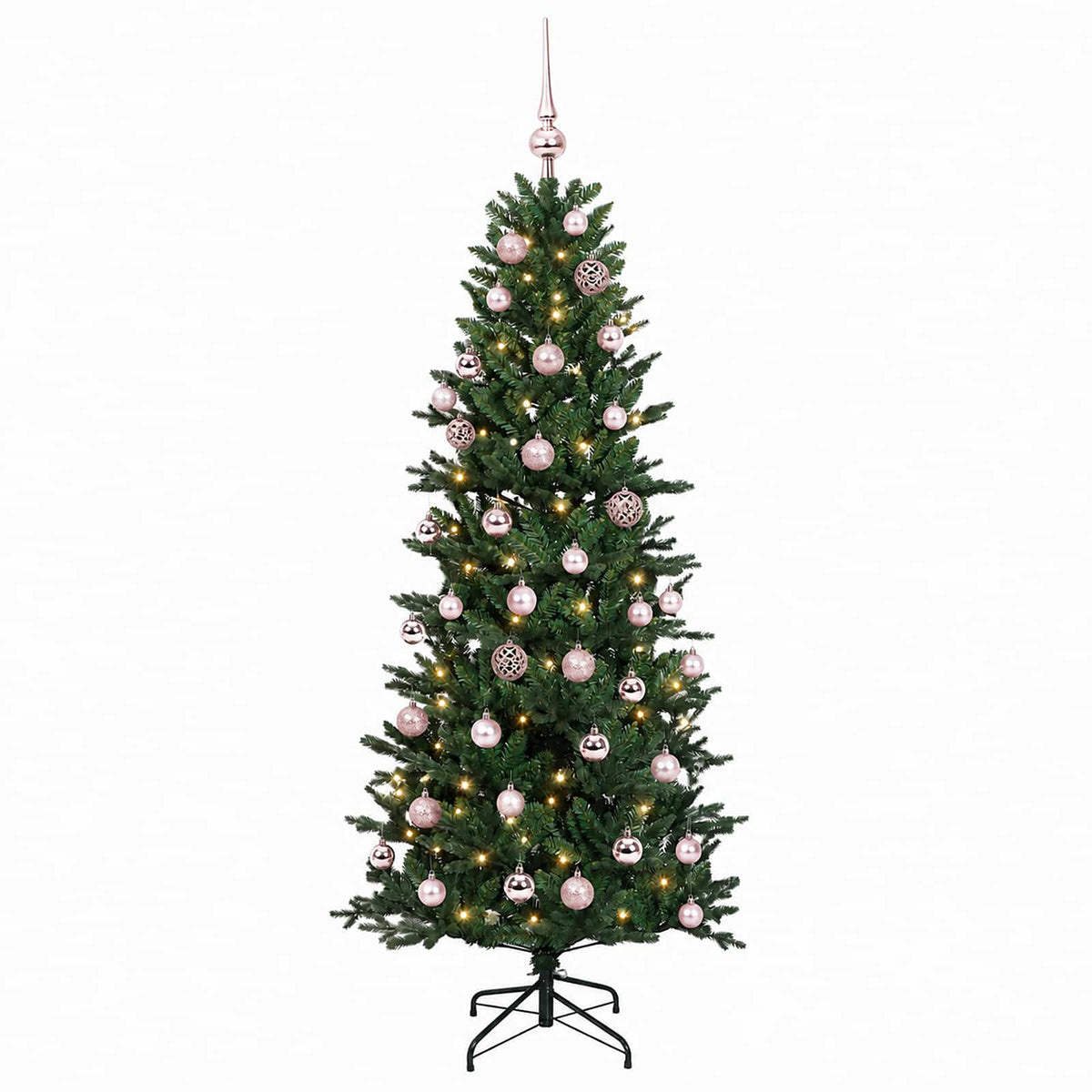 Dirbtinė kalėdinė eglutė su rutuliuku 150 cm 150 LED