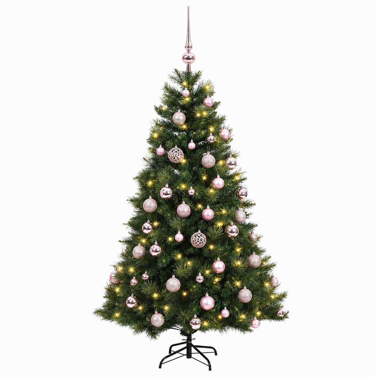 Dirbtinė kalėdinė eglutė su rutuliuku 150 cm 150 LED