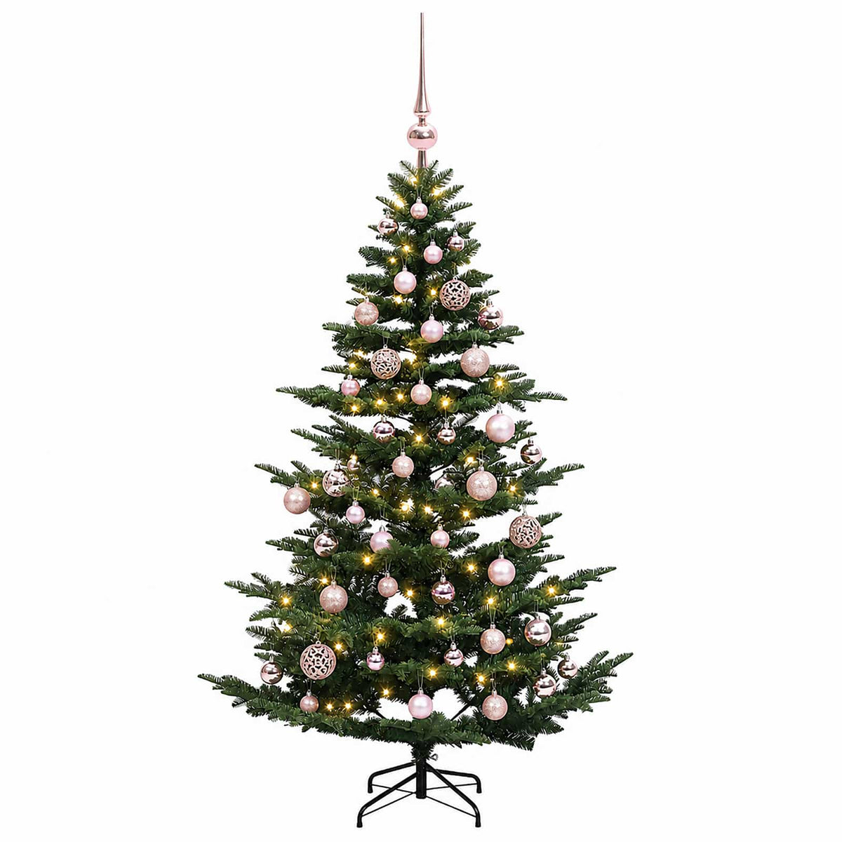 Dirbtinė kalėdinė eglutė su rutuliuku 120 cm 150 LED