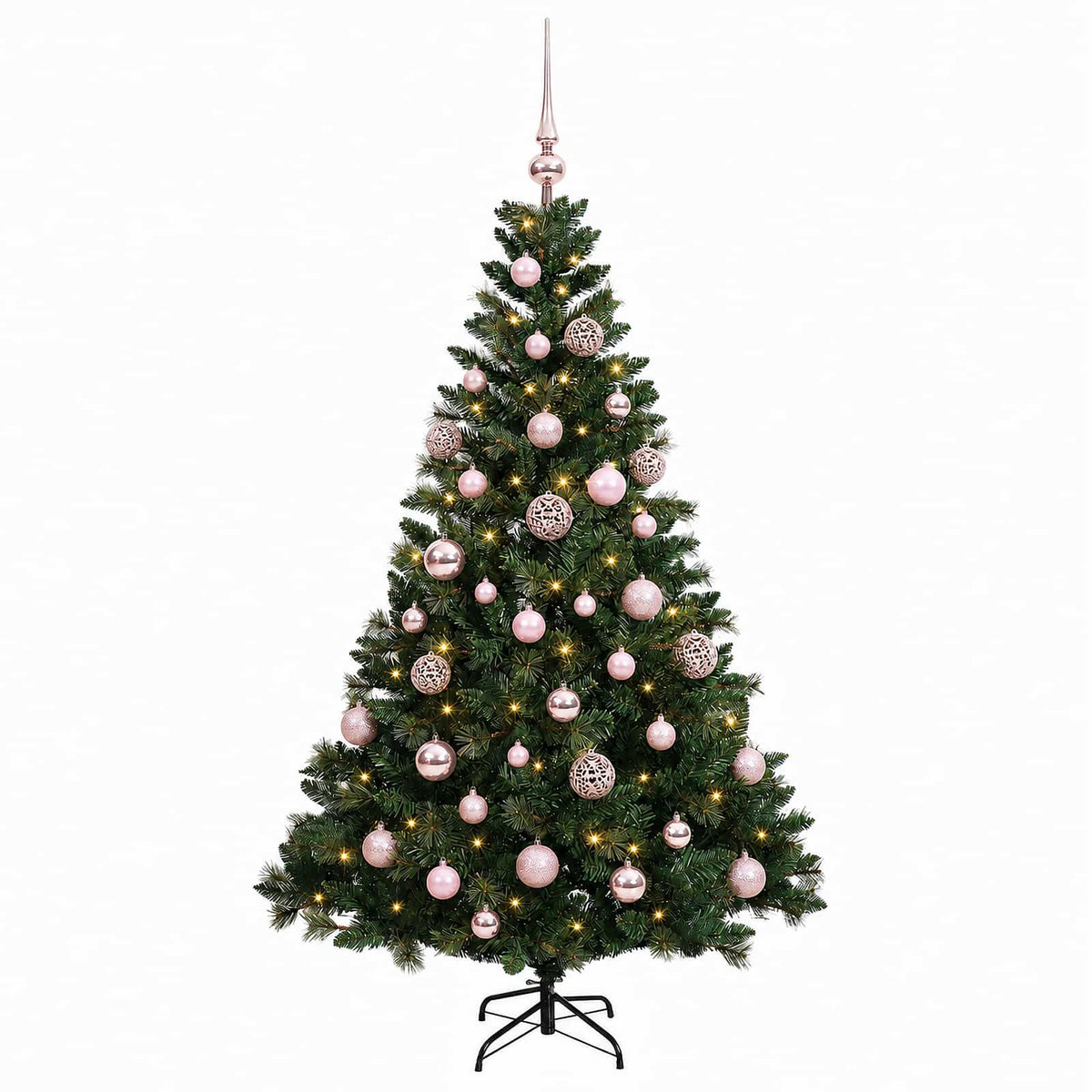 Dirbtinė Kalėdų eglutė su burbulais 150 cm 150 LED Šilta balta