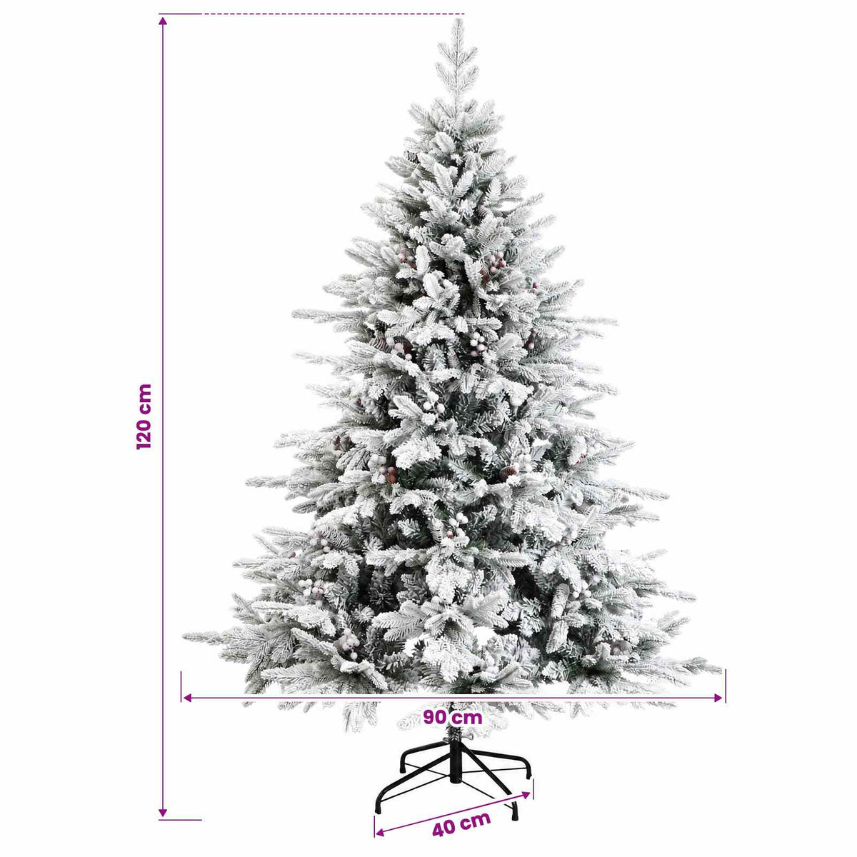 Dirbtinė kalėdinė eglutė su rutuliuku 120 cm 150 LED