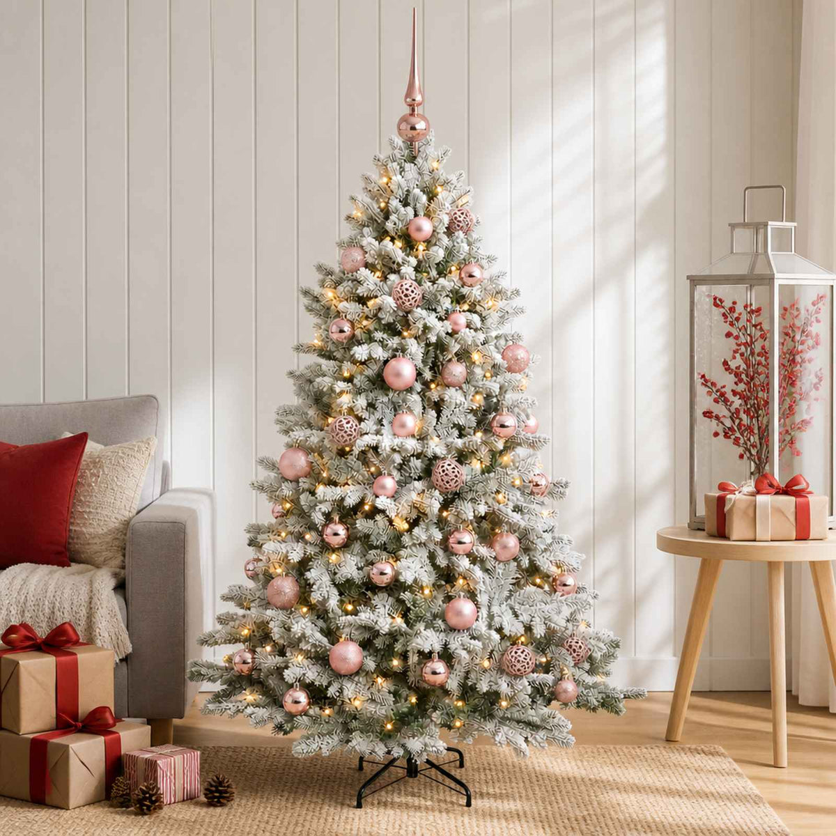 Dirbtinė kalėdinė eglutė su rutuliuku 150 cm 150 LED