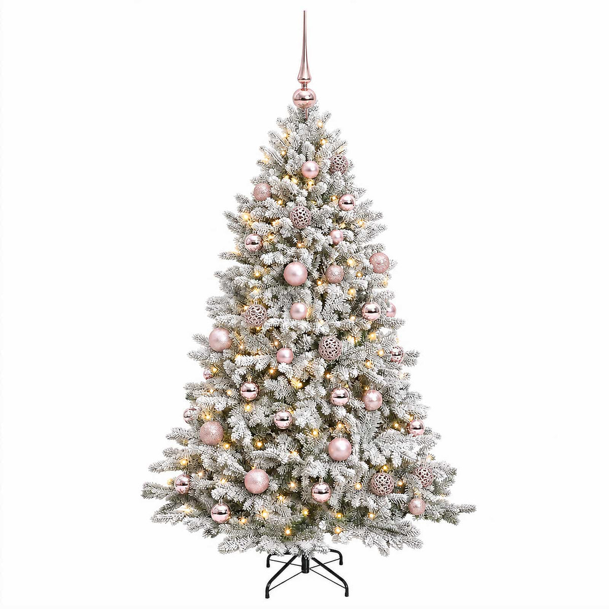 Dirbtinė kalėdinė eglutė su rutuliuku 150 cm 150 LED