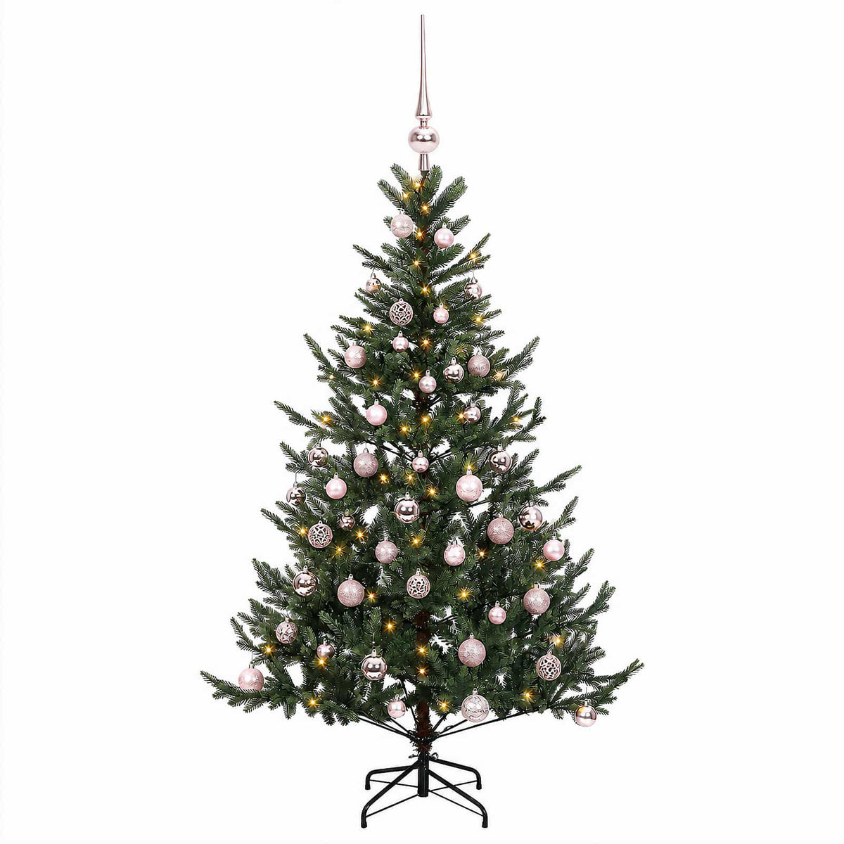 Dirbtinė kalėdinė eglutė su rutuliuku 120 cm 150 LED
