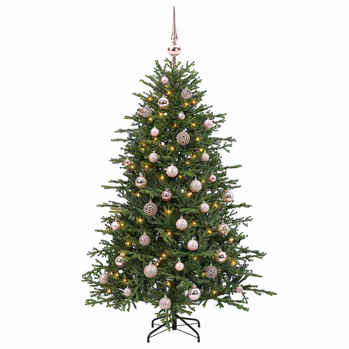 Dirbtinė kalėdinė eglutė su rutuliuku 150 cm 150 LED
