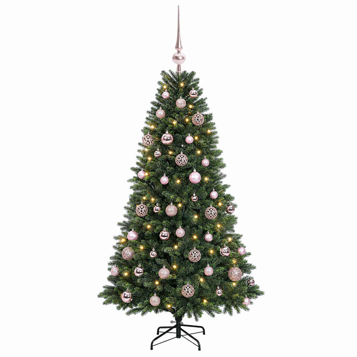 Dirbtinė Kalėdų eglutė su burbulais 120 cm 150 LED Šilta balta