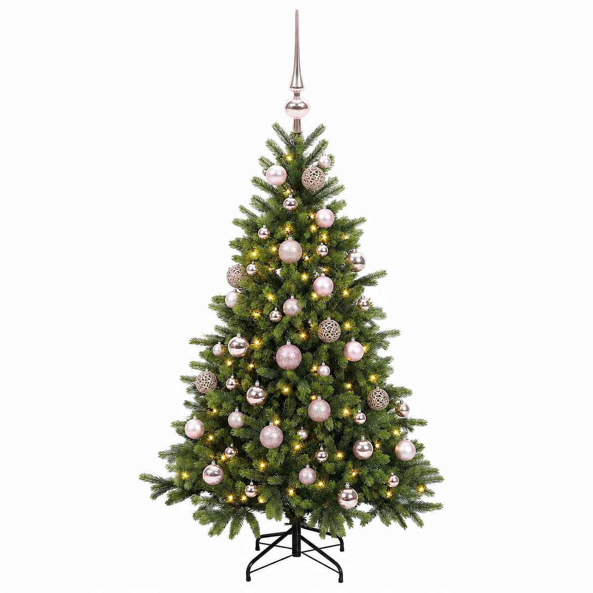 Dirbtinė kalėdinė eglutė su rutuliuku 120 cm 150 LED