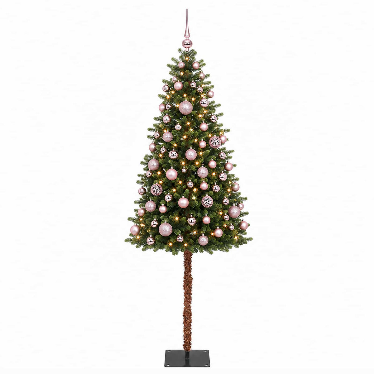 Dirbtinė Kalėdų eglutė su burbulais 120 cm 150 LED Šilta balta