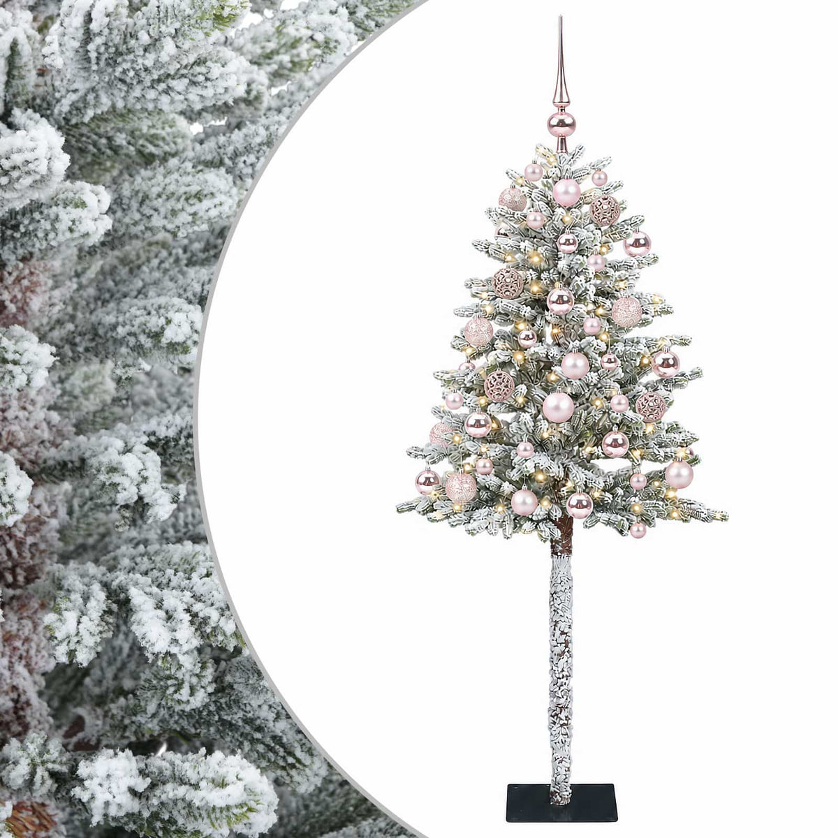 Dirbtinė Kalėdų eglutė su burbulais 120 cm 150 LED Šilta balta