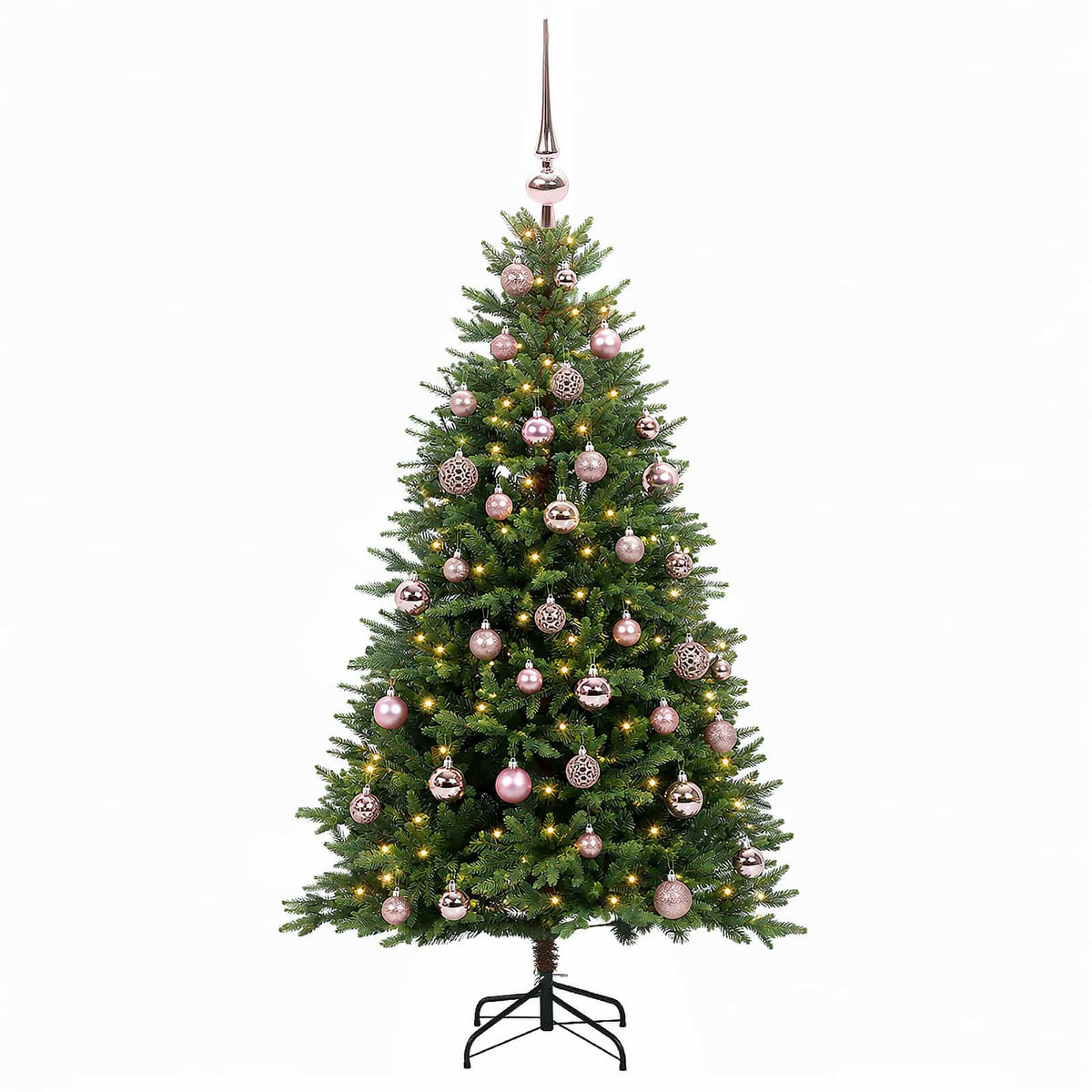 Dirbtinė Kalėdų eglutė su burbulais 120 cm 150 LED Šilta balta