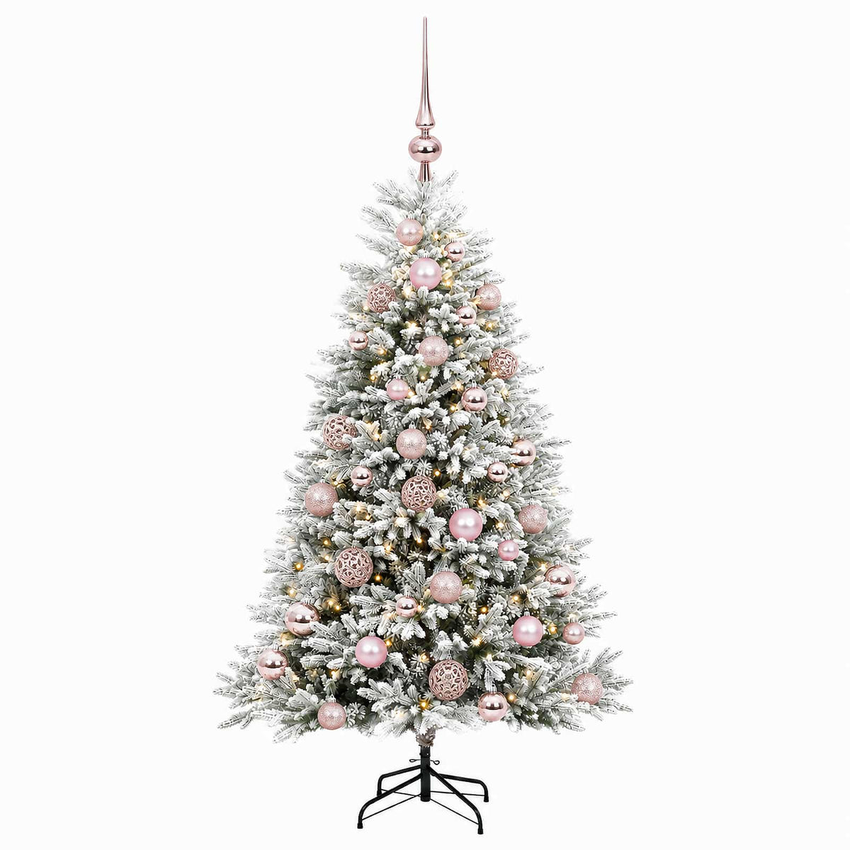 Dirbtinė Kalėdų eglutė su burbulais 150 cm 150 LED Šilta balta