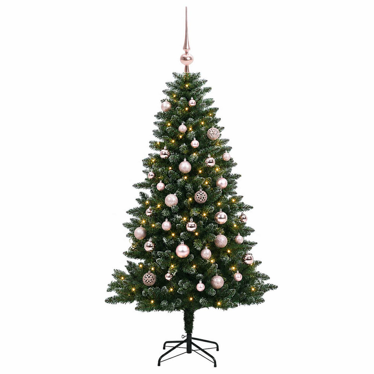Dirbtinė Kalėdų eglutė su burbulais 120 cm 150 LED Šilta balta