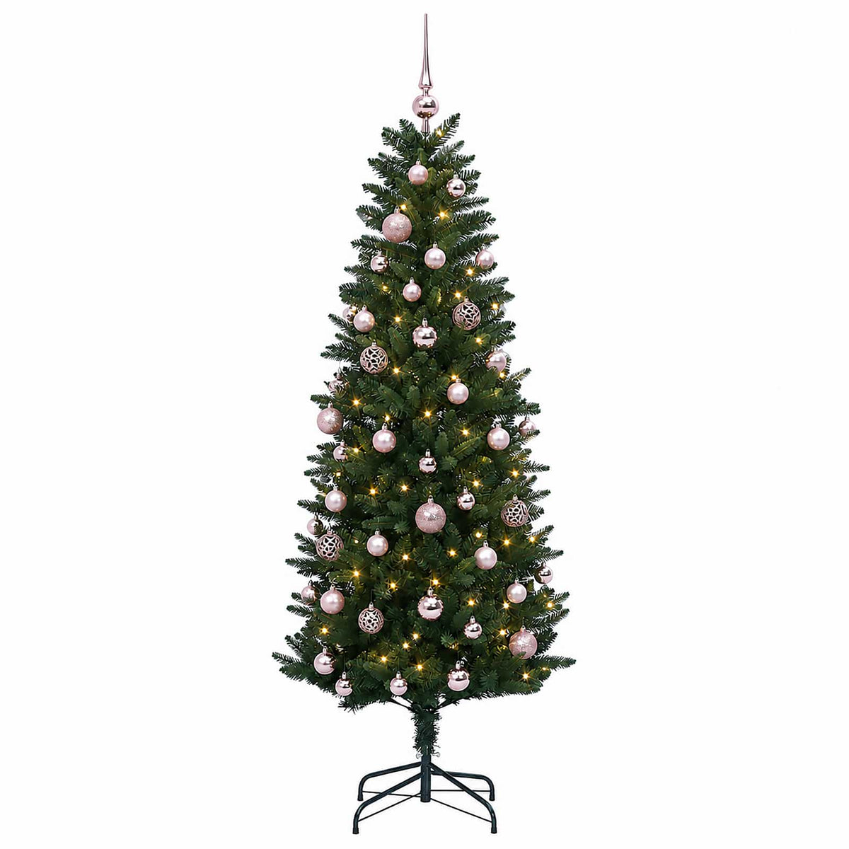 Dirbtinė Kalėdų eglutė su burbulais 150 cm 150 LED Šilta balta