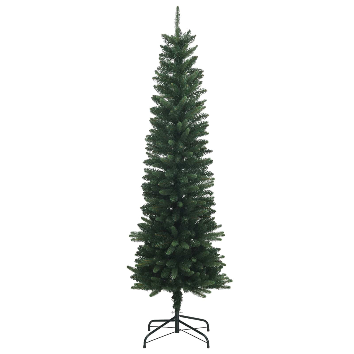 Dirbtinė siaura kalėdinė eglutė su žaisliuku 150 cm 150 LED