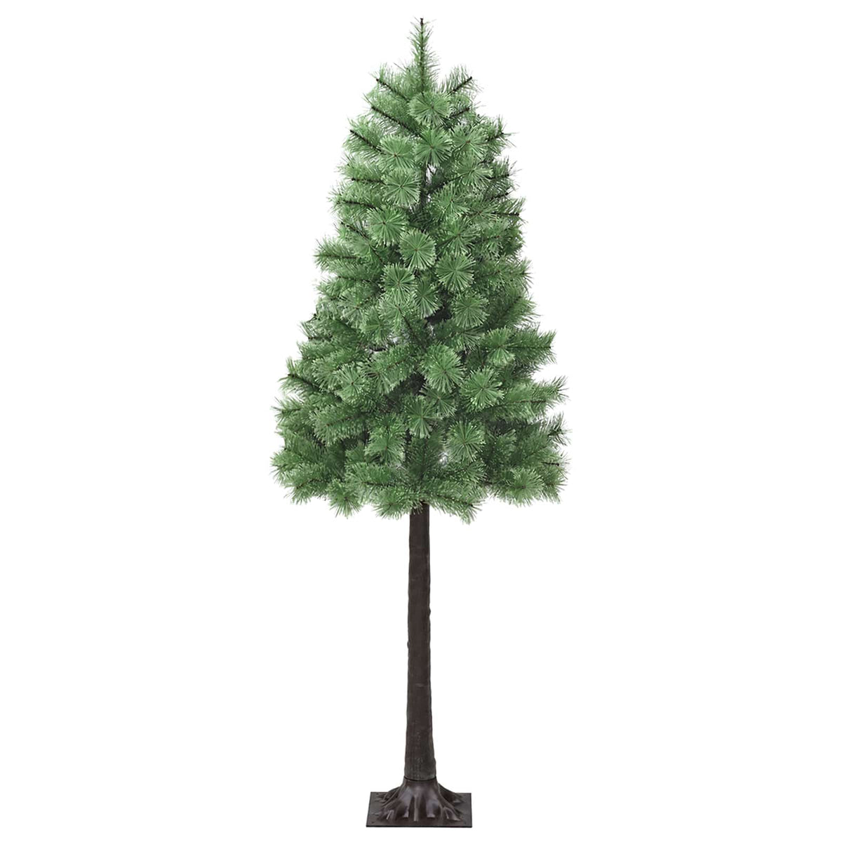Dirbtinė eglutė su lankstomomis šakomis ir bumbulais 120 cm
