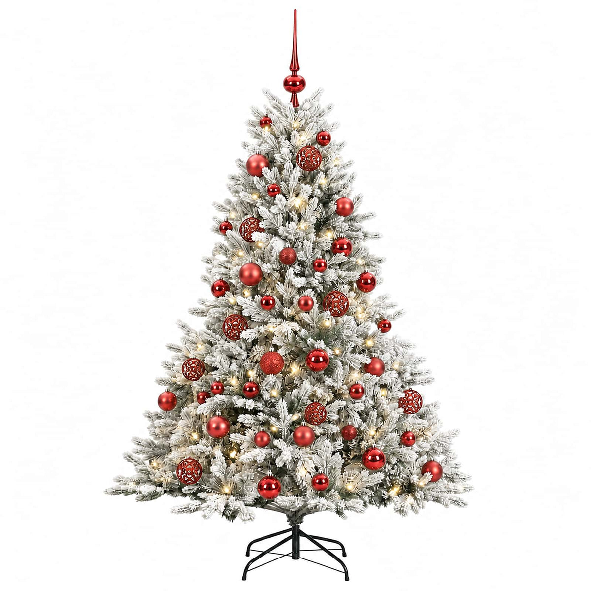 Dirbtinė kalėdinė eglutė su rutuliuku 120 cm 150 LED