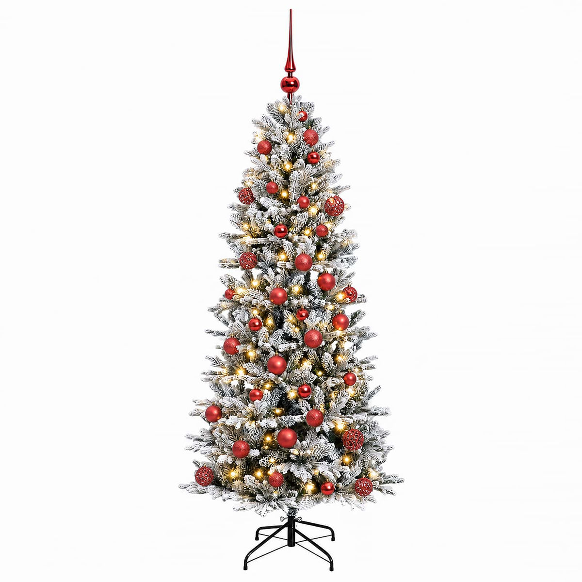 Dirbtinė kalėdinė eglutė su rutuliuku 120 cm 150 LED