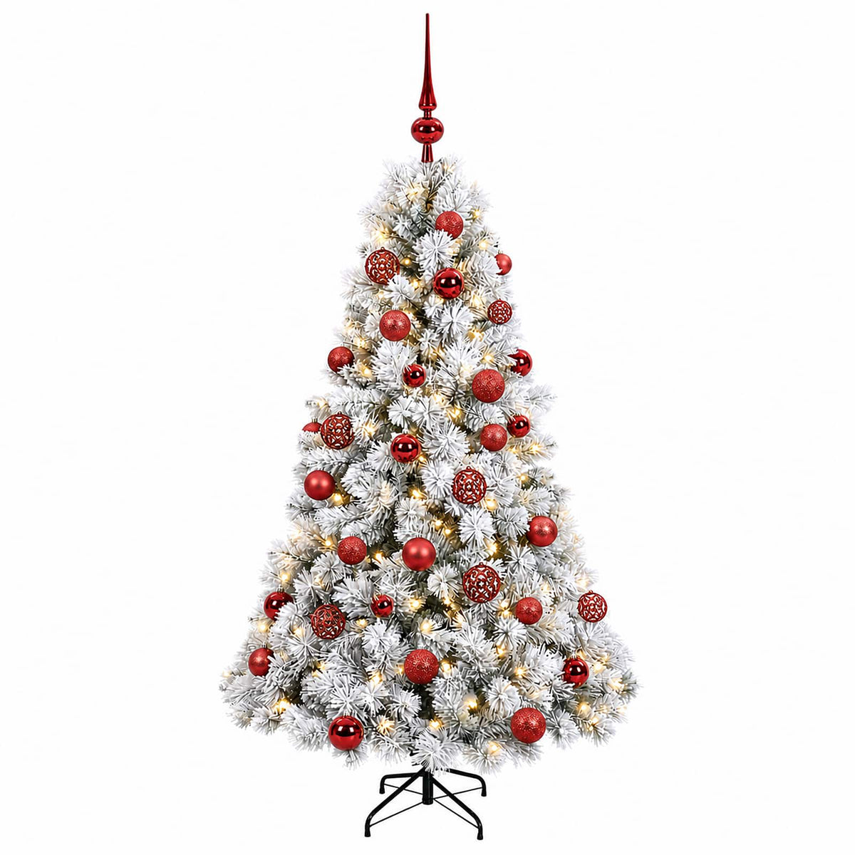 Dirbtinė kalėdinė eglutė su rutuliuku 150 cm 150 LED