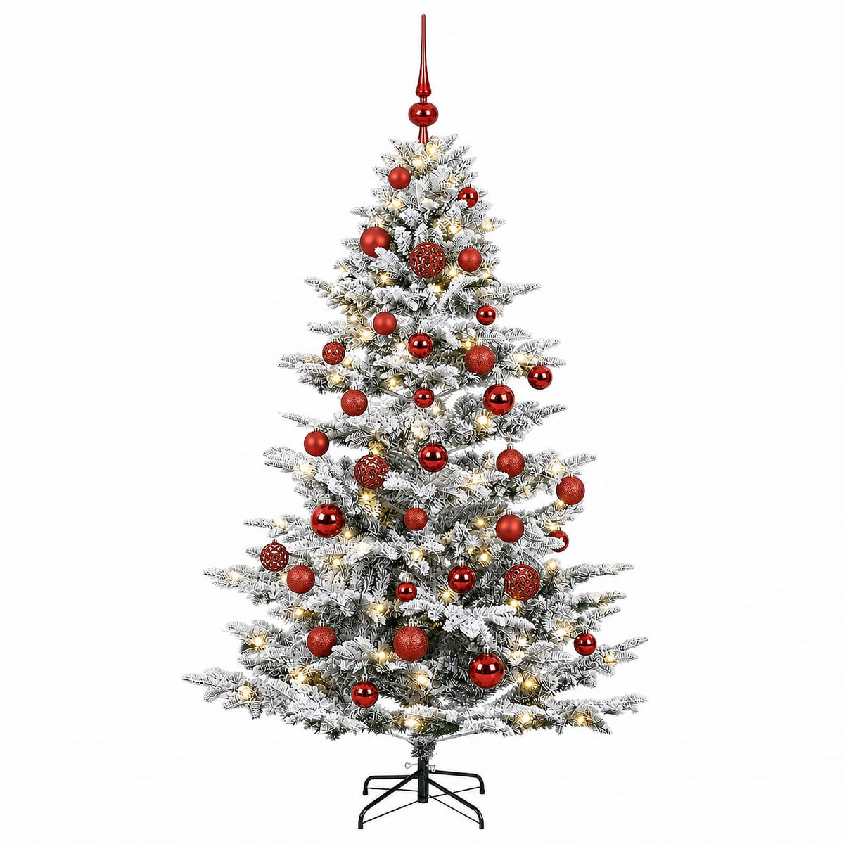 Dirbtinė kalėdinė eglutė su rutuliuku 150 cm 150 LED