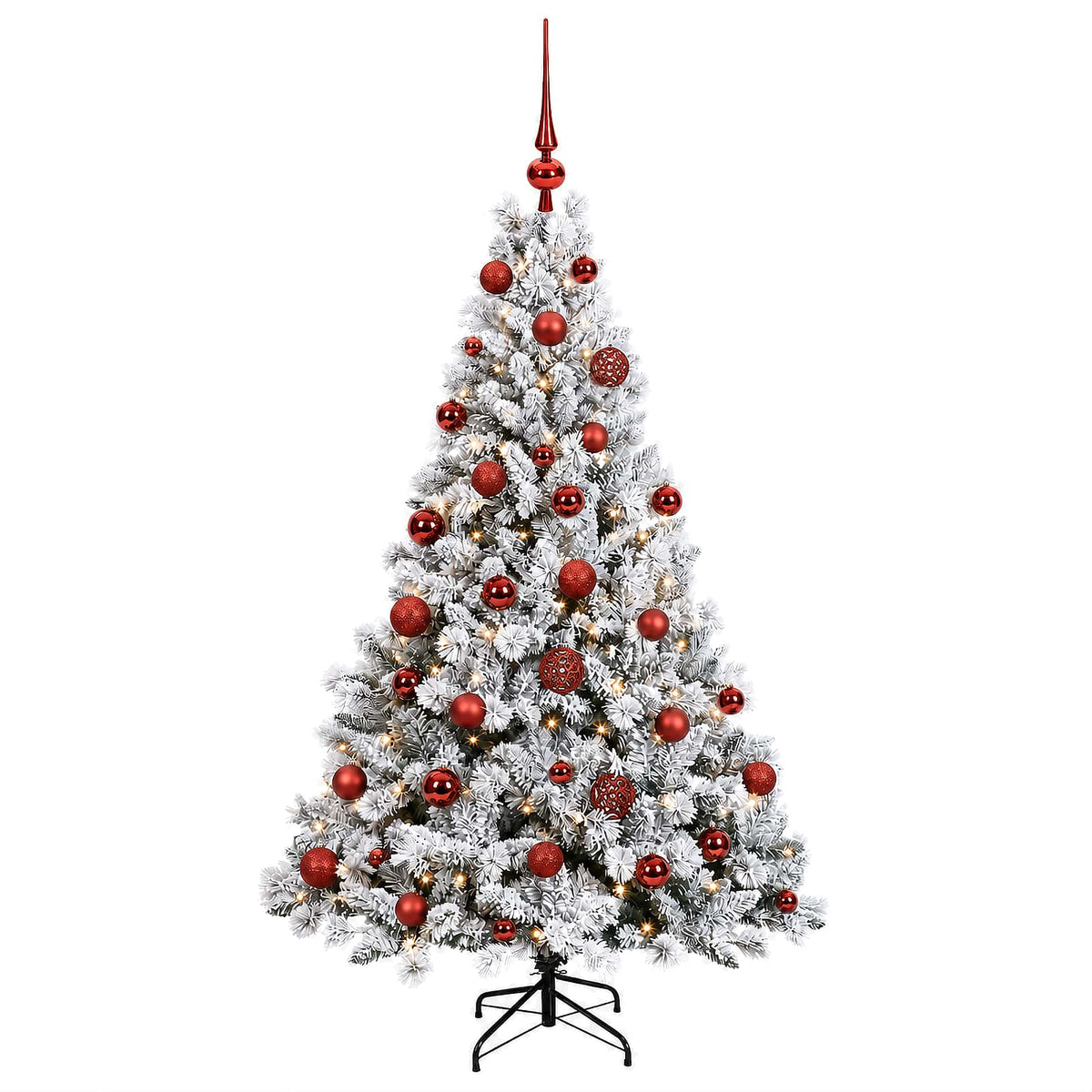 Dirbtinė Kalėdų eglutė su burbulais 120 cm 150 LED Šilta balta
