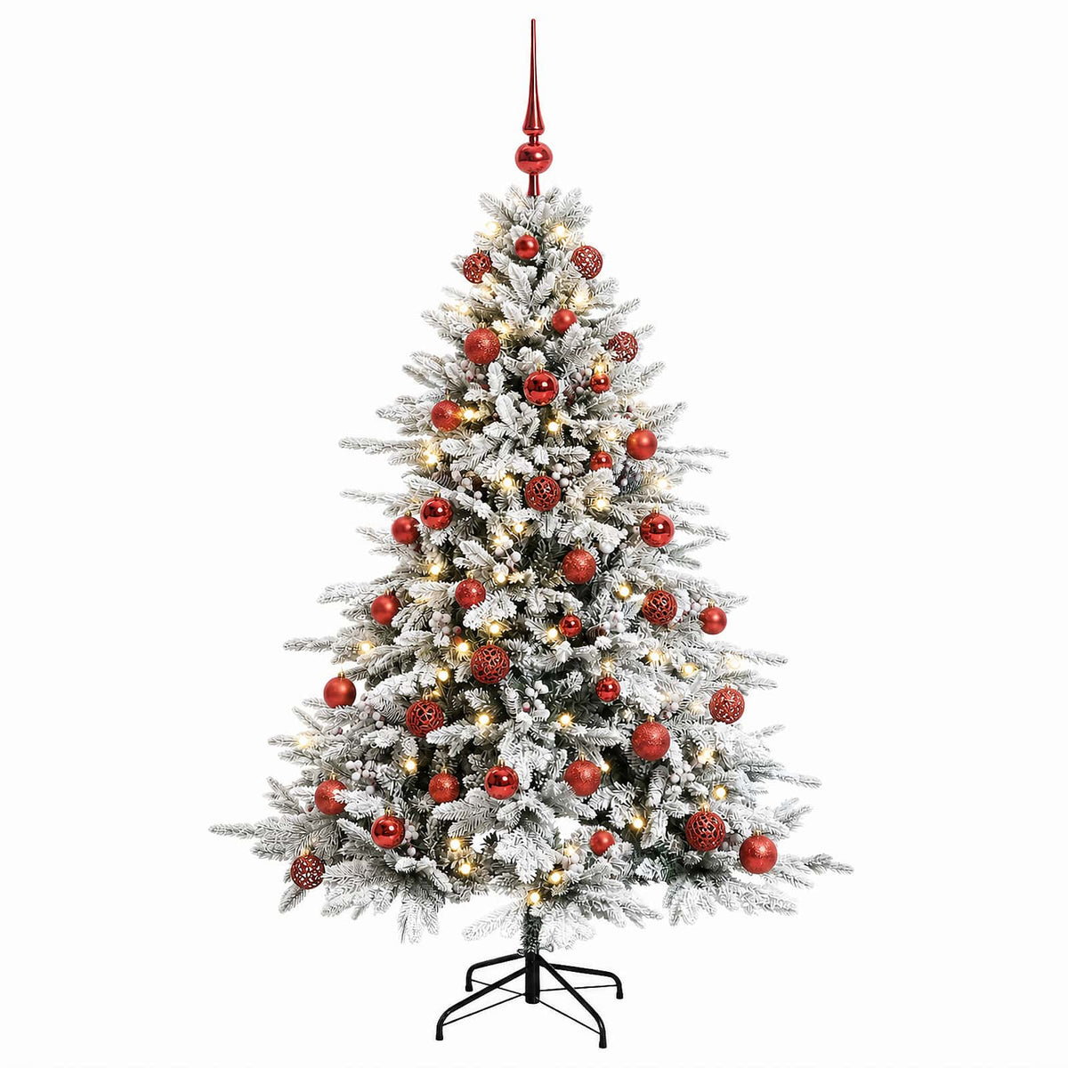 Dirbtinė kalėdinė eglutė su rutuliuku 150 cm 150 LED
