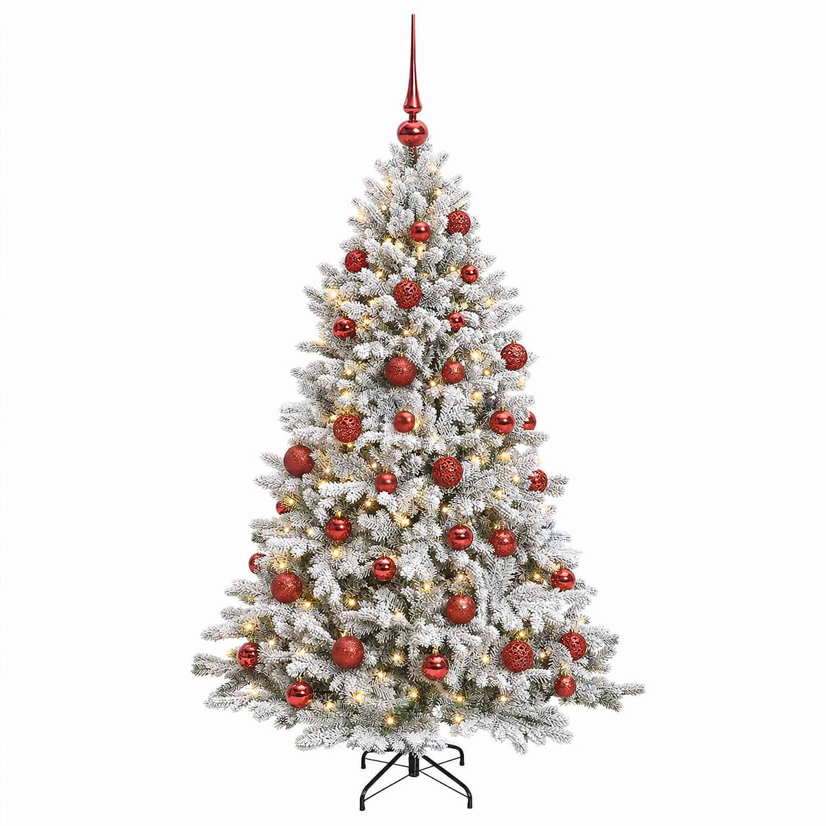Dirbtinė Kalėdų eglutė su burbulais 150 cm 150 LED Šilta balta